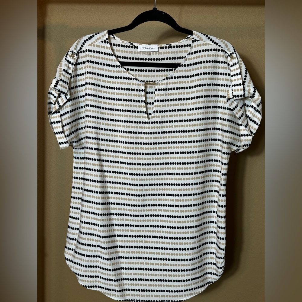 Calvin Klein short sleeve blouse